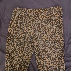 Brown & Black Leopard Print Leggings